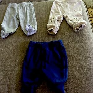 Carter, and garanimals newborn bottoms